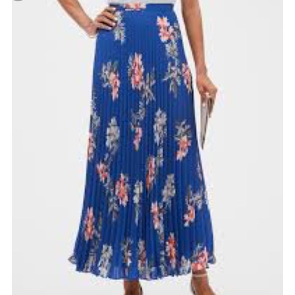 Banana Republic Dresses & Skirts - Floral Print Pleated Maxi Skirt Banana Republic 4
